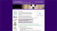Desktop Screenshot of amandasfourleggedfriends.com